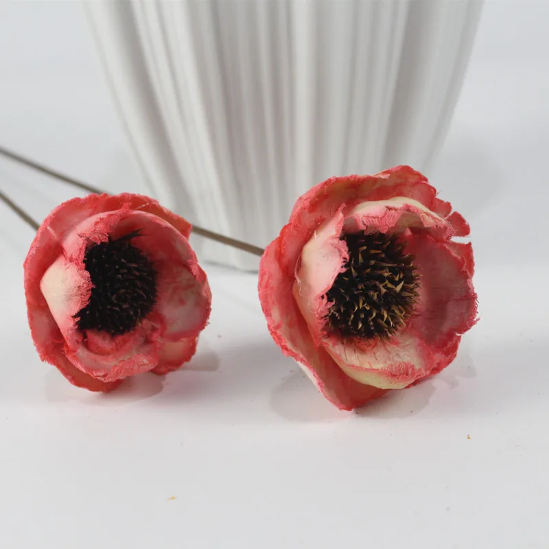 Factory price handmade flower handmade corn poppy flower for decorating parties