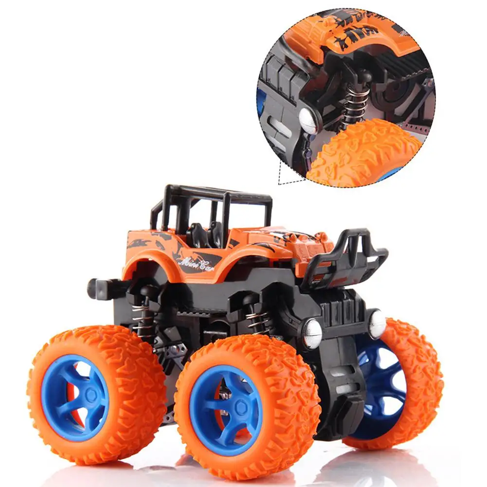 
Inertial off-Road Racing Toy Car Four-Wheel-Drive Vehicle Children Toy Car Pull Back Stunt Car Toys For Children 