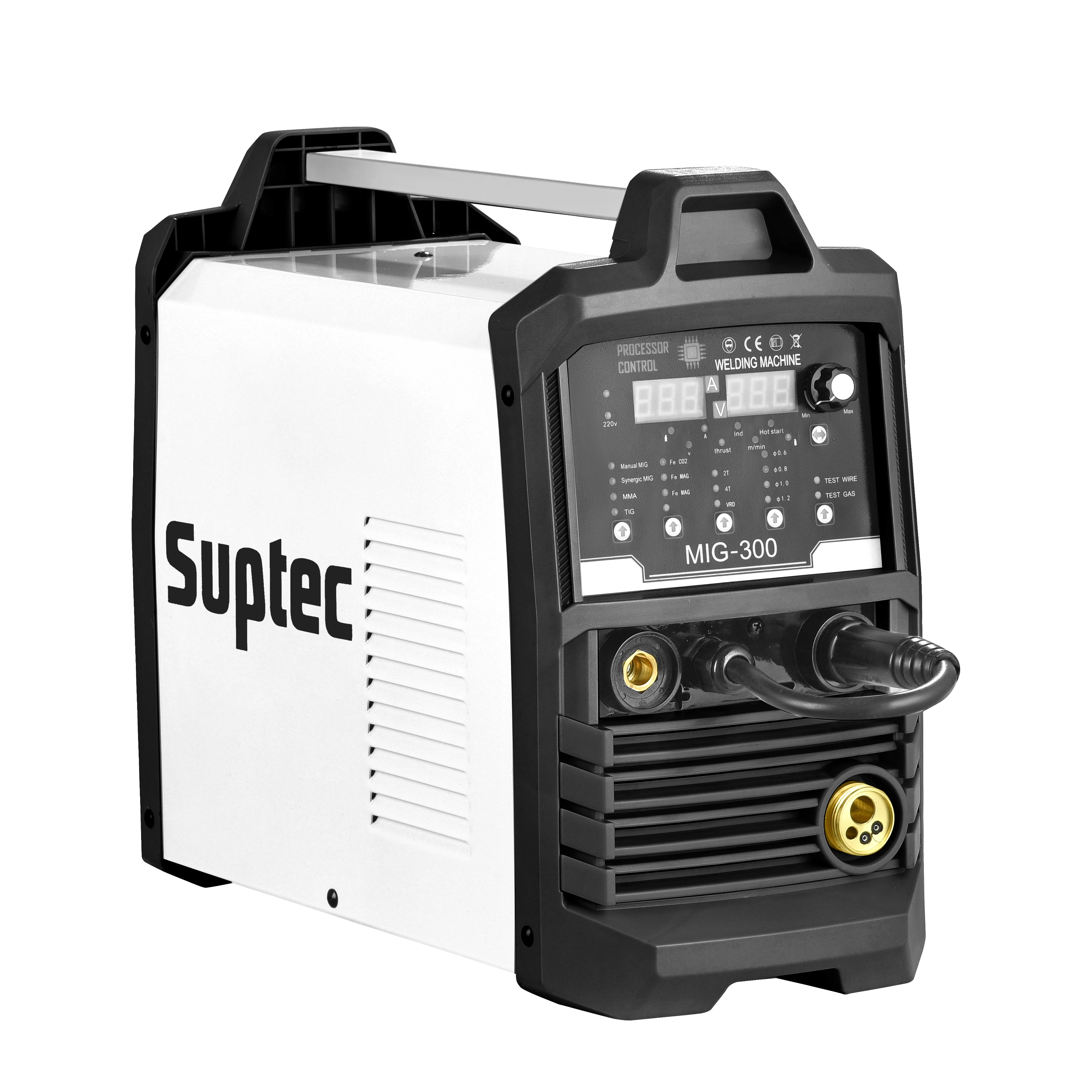 Suptec Cheap MIG MAG TIG MMA 4 in 1 Gas and Gasless Mig Welders for Industrial and Home Use Portable Professional 1.6-5.0 6.1KVA
