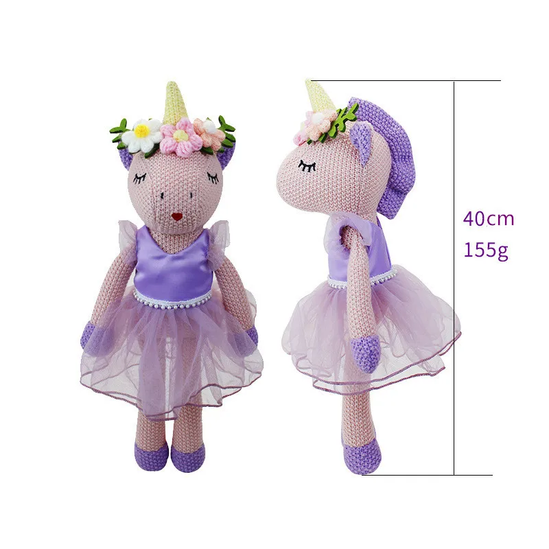 Новое поступление вязаные игрушки-амигуруми с единорогом