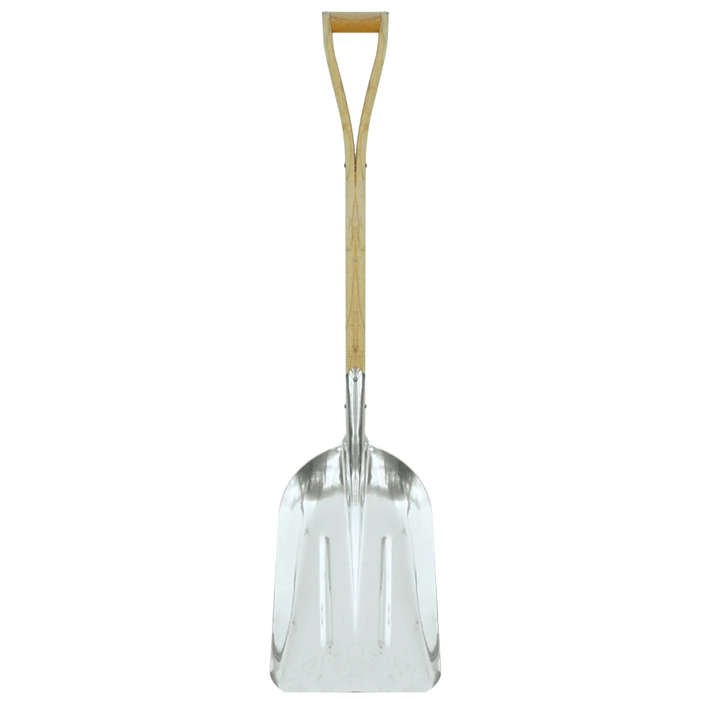 71306/71307 Korea type aluminium snow shovels full Y wooden handle