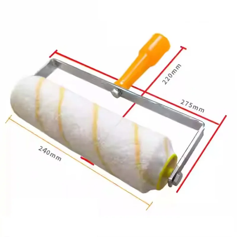 10 inches Paint roller with extension pole telescopic pole handle painting tools with tray