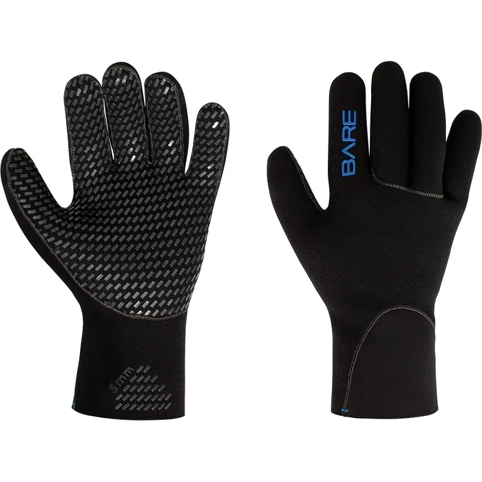 Atenovo Factory Custom 3mm 5mm SCR Neoprene Fishing Hunting Surfing Diving Gloves with Five fingers and non-slip palms