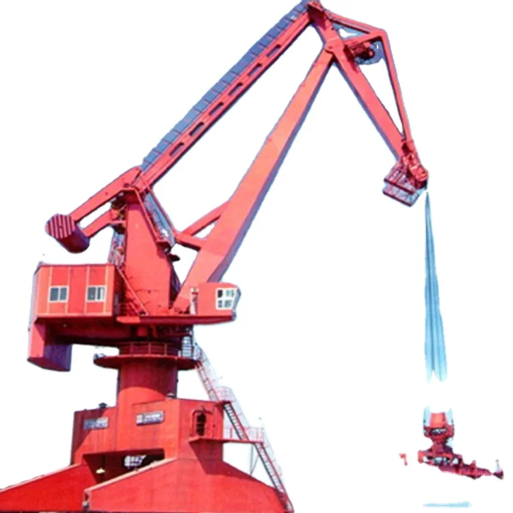 Kaiyuan New Jetty Offshore Customized 5-80 Ton Level Luffing Mobile Harbor Portal Crane