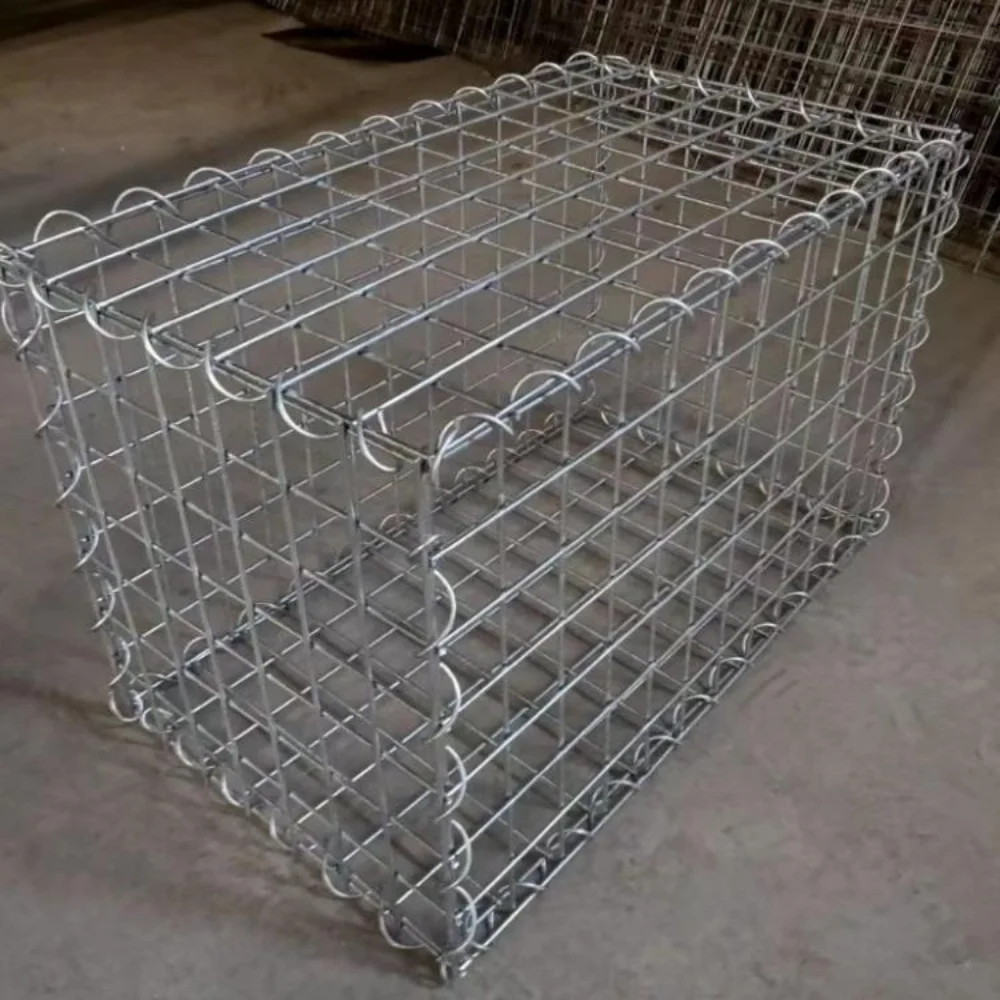 Galfan Welded Gabion Retaining Walls gabion stone cage  200x100x50 Welded  Gabion Basket   Fence