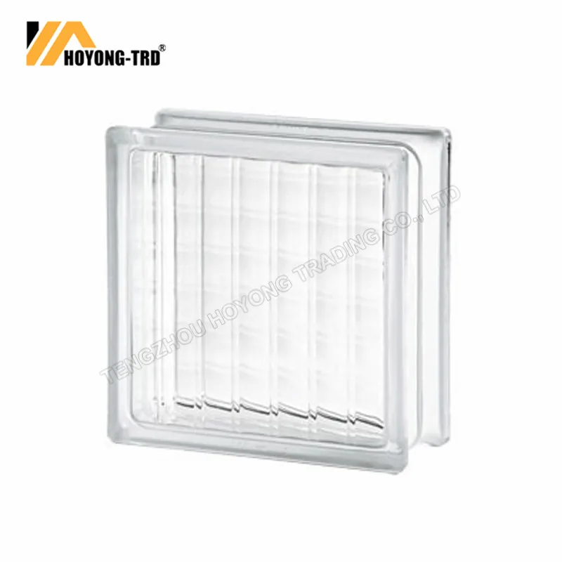 Frost Bistar  Clear Glass Block Bricks 190X190X80mm