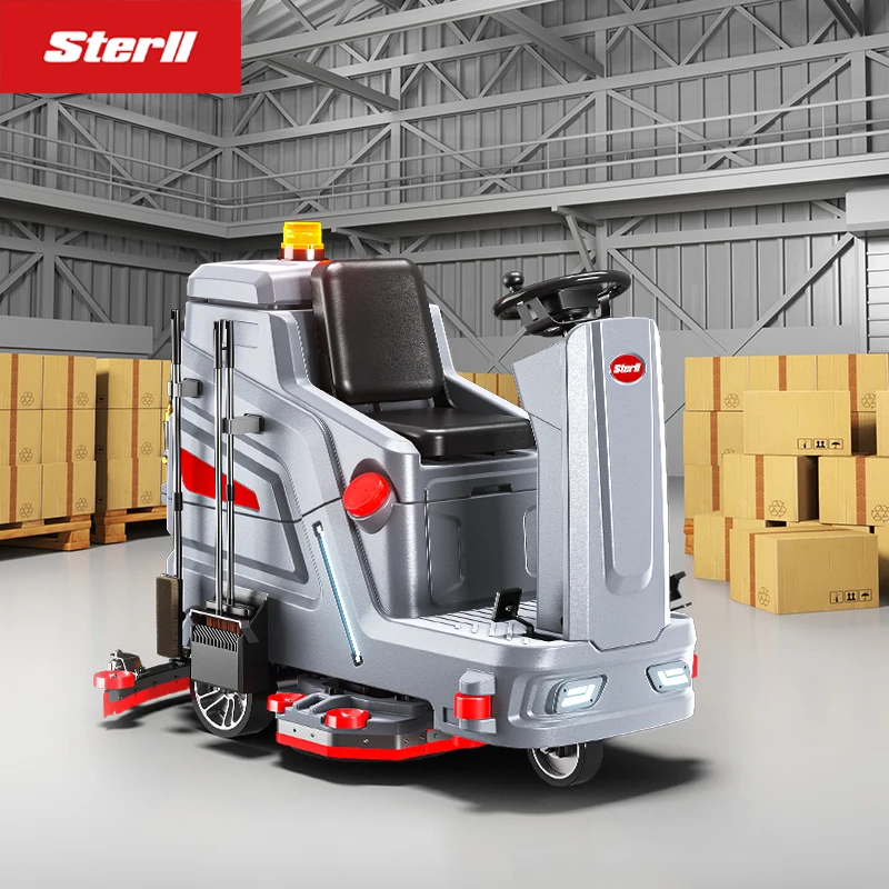 Professional Manufacturer  SX915 Ride-on floor scrubber Parking lot floor scrubber Epoxy floor cleaning equipment
