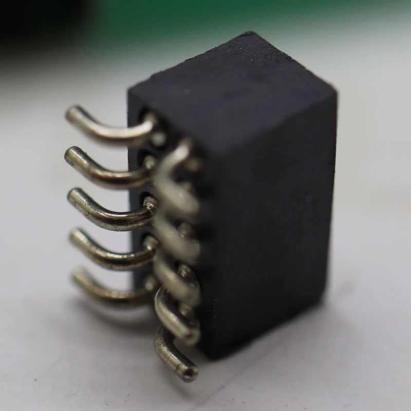 Dnenlink 1.27mm spacing positions 2-50pin Machined Round hole row mother Header Single duale Row Height 3.8 4.1mm smt connector