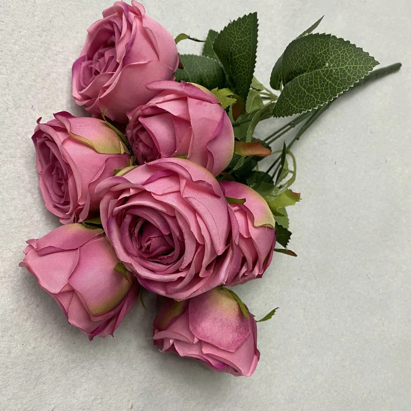 Wedding decorations of simulated rose bouquet home furnishings hotel decoration artificial flowers