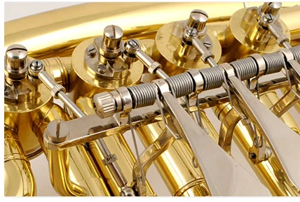Euphonium четыре плоских ключа лакированный Золотой