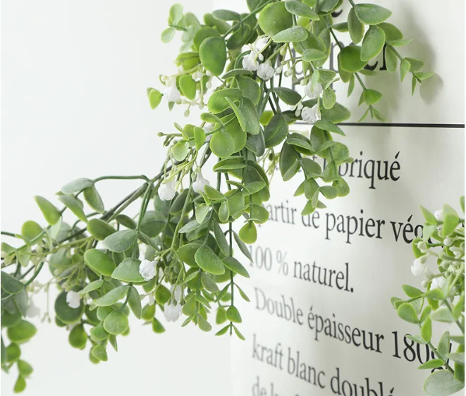 YAYUN W-3008 Wholesale 195 cm Real Touch Artificial  Eucalyptus Wreath Garland