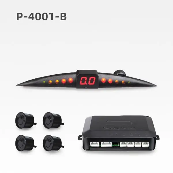Car Parktronic Kit Display Reverse Backup Aid Radar Monitor Camera Detector Parking Sensor System
