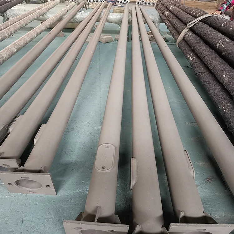 Battery on the post solar 60W outdoor led solar lamp