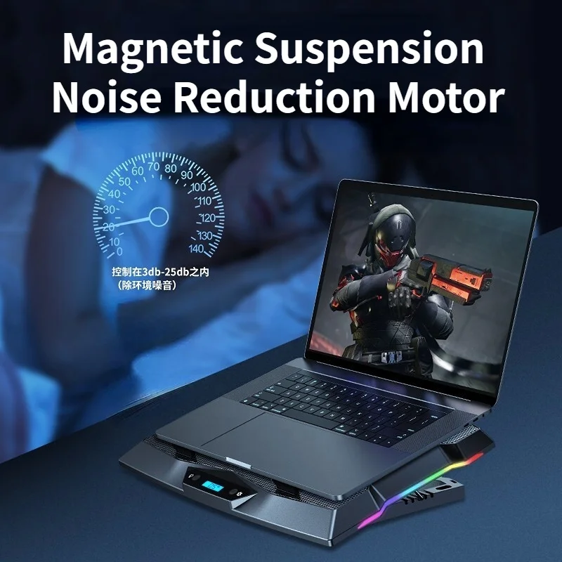 Wholesale 17 inch adjustable desktop tablet laptop notebook cooling laptop stand adjustable cooling pad with cooling fan