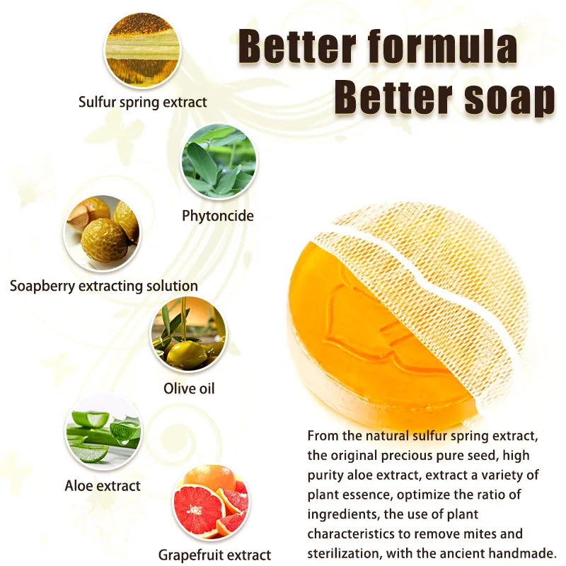 
OEM soap paper handmade god soap Remove mites kill bacteria skin whitening brow rose toilet soap bar 