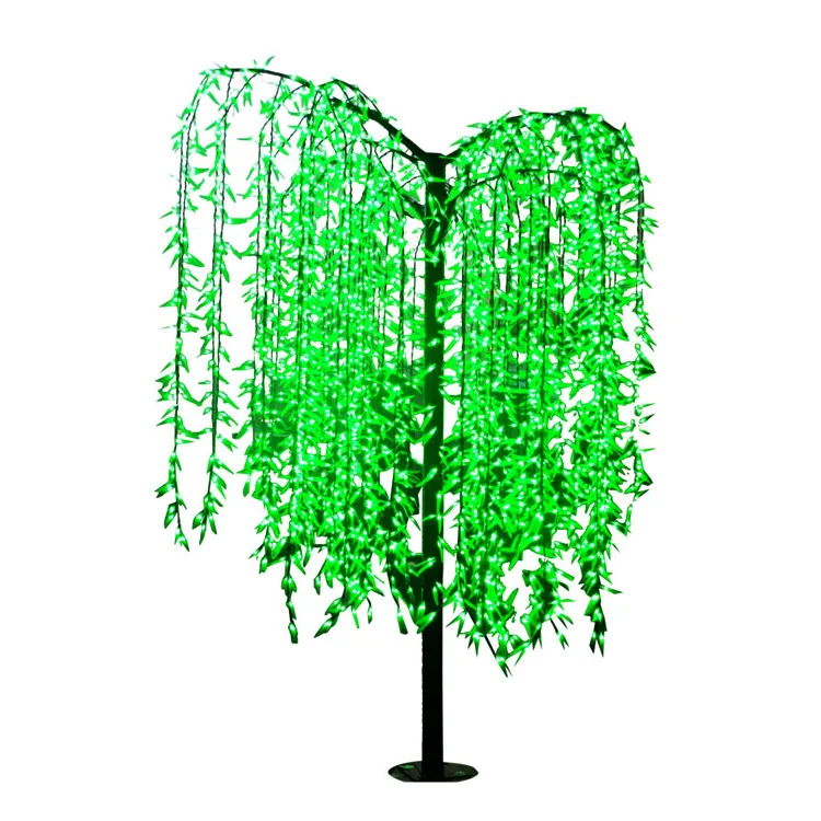 Christmas Lights 3m Led artificial lighted Weeping Outdoor Decoration Lighting Willow Tree