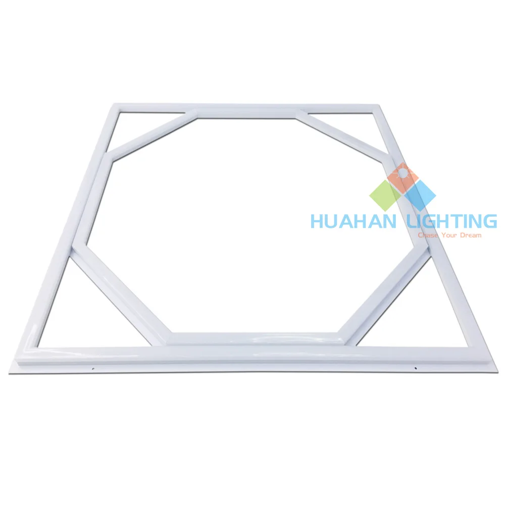 LED ceiling panels lamp back lit led panel light aluminum square lattice grille double D octagon hexagon LED Frame Panel Light