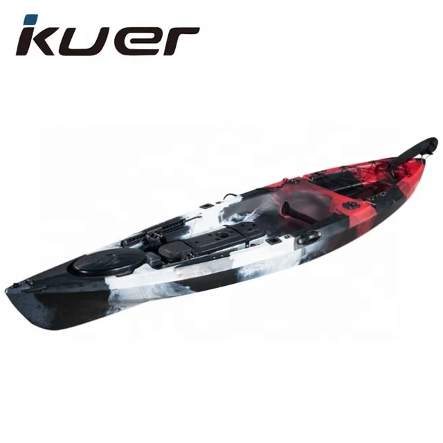 wholesale 10ft rowing boat with fishing rod holder plastic boat