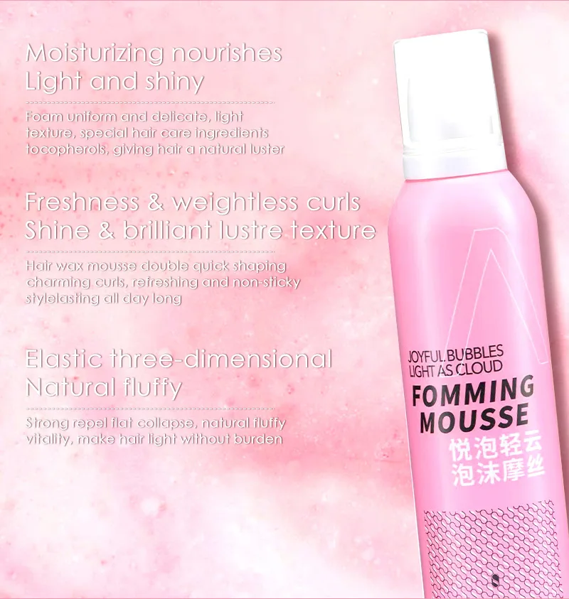 PANDLA Hair Styling Products Men Use Long-lasting Mousse Foam With Good Smell