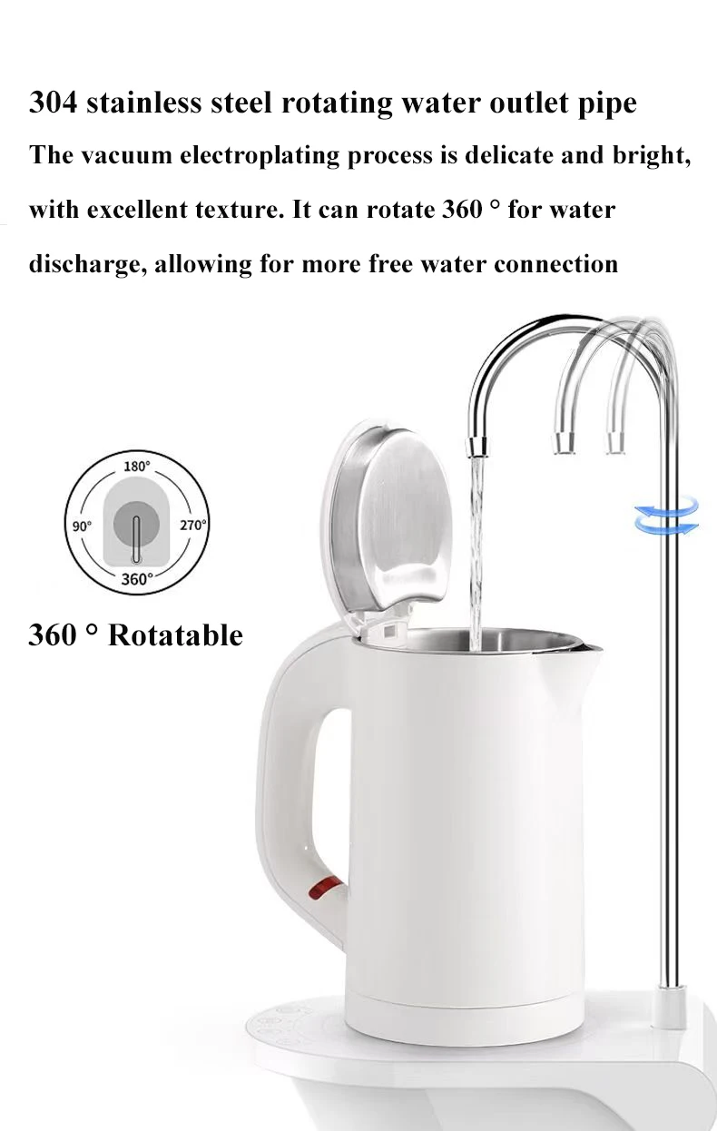 HK-D8 Mini Portable 20L/5G USB Automatic Pump Water Dispenser Instant Cold Drinking Water Plastic Bottles Stand Household Hotel