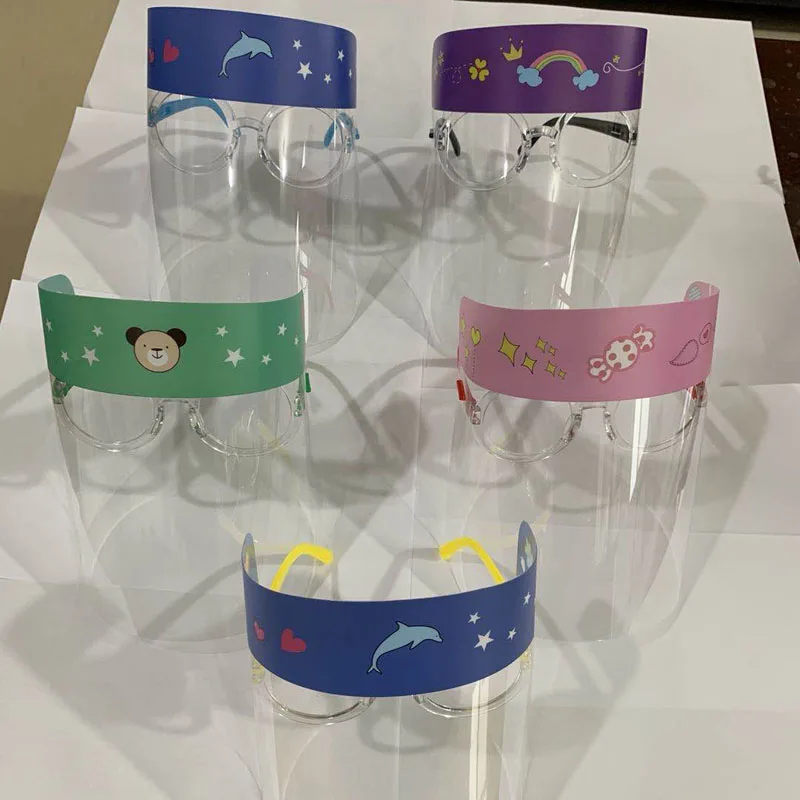 Детская Защитная пленка для лица противотуманная многоразовая пленка с пластиковой рамкой прозрачная защитная пленка для лица домашних животных