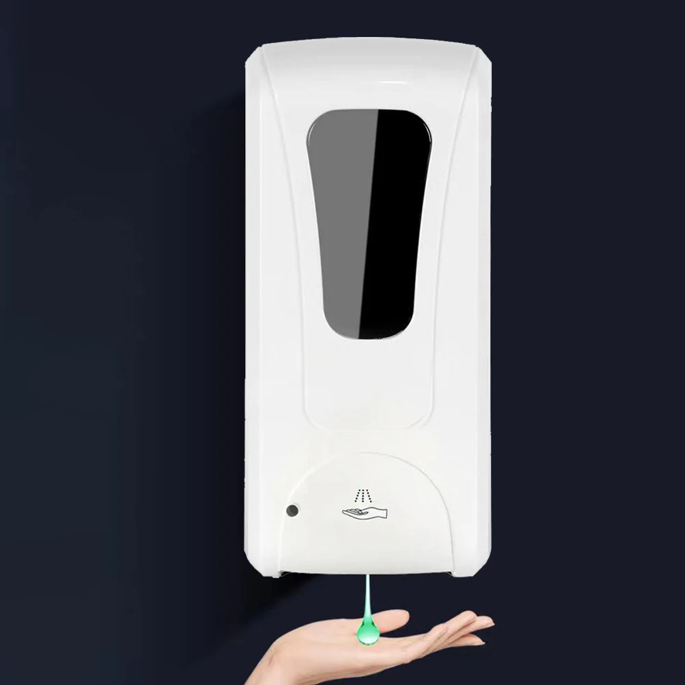 Touchless Wall Mounted 1200ML Automatic Soap Dispenser having fluid level sensor for Restaurant Office School Mall