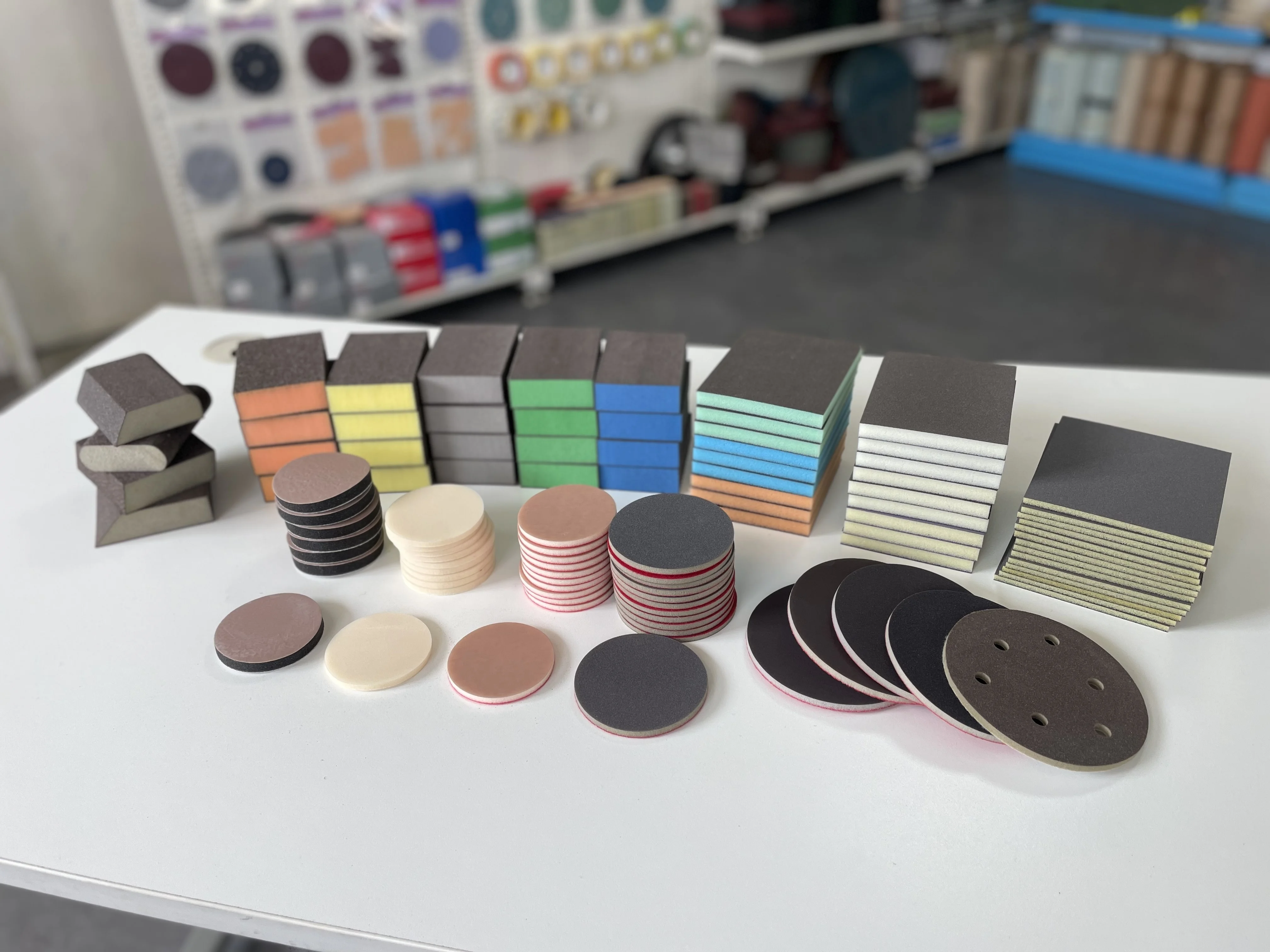 high density  flexible Silicon Carbide  four side abrasives sanding  sponge sanding  block abrasive foam block