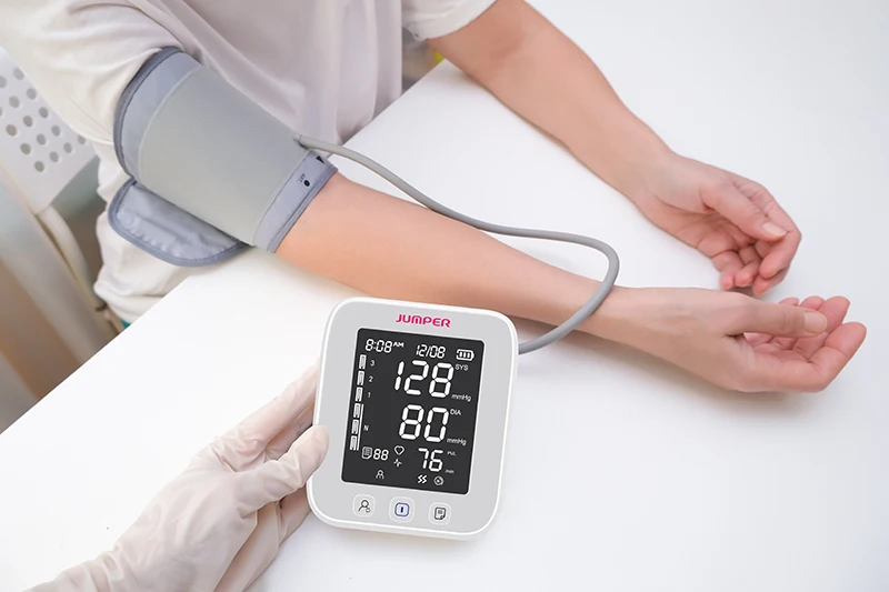 JUMPER JPD-HA101 Factory Stock Big Screen Electronic Sphygmomanometer Digital Arm Blood Pressure Monitor