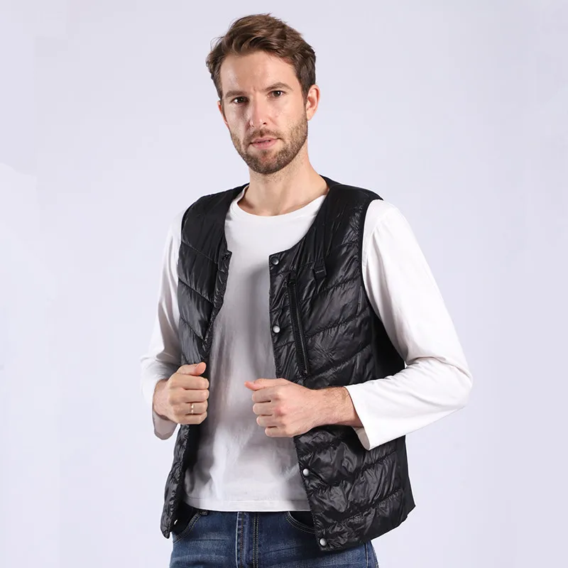 Smart App Control Heating Vest Usb Electric Heating Charging Men And Women Waistcoat