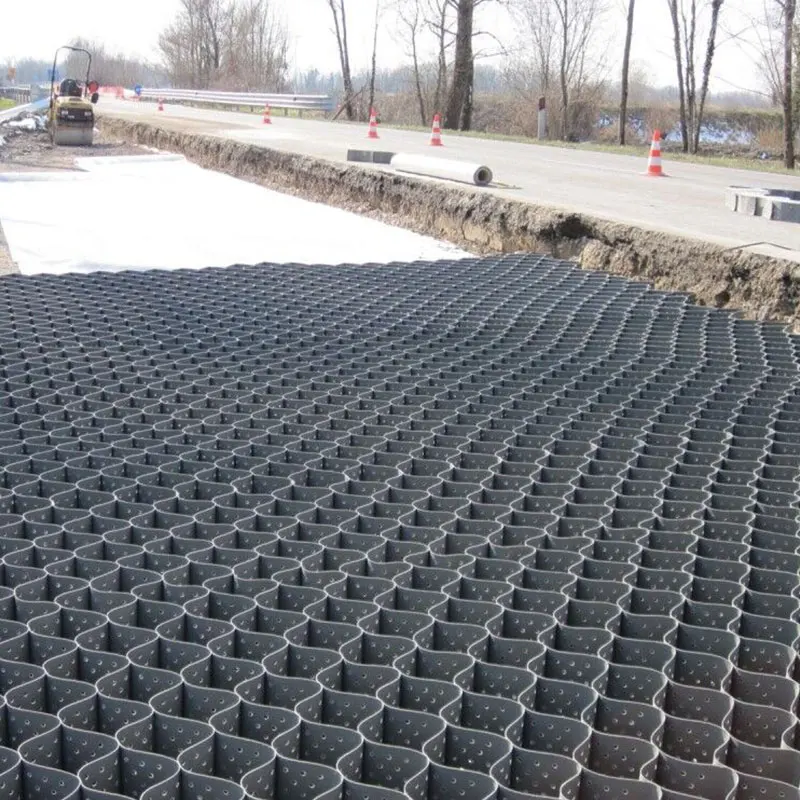 
ISO/CE approved plastic stabilization grid geocell foundation 