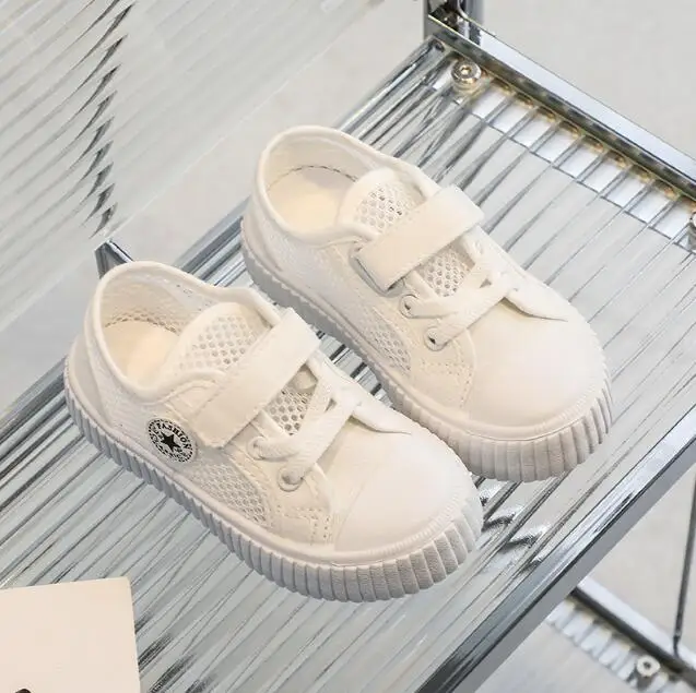 NEW  Light Weight Girls Casual Shoes Breathable Custom Boys Walking Shoes Fashion Kids Canvas Shoes