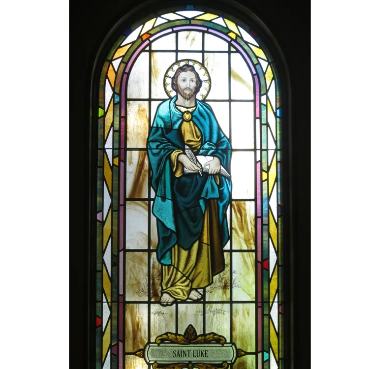 Custom Pictures Patterns Church Art Glass Insulated Tempered Tiffany Decorative Stained Glass Panels