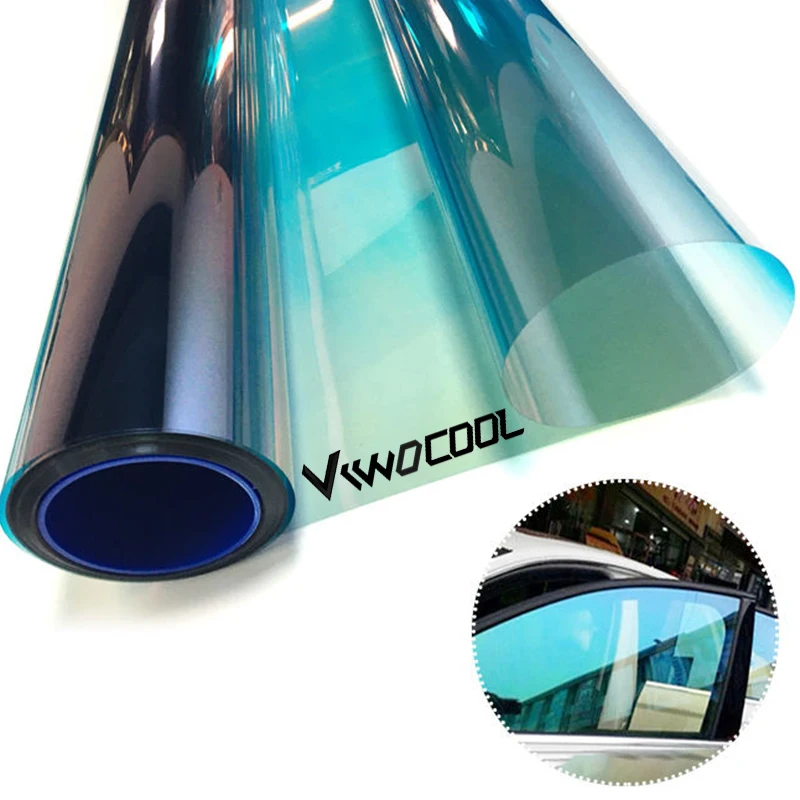 viwocool Blue Chameleon Window Tint Film High Heat Rejection Car Tint Film Chameleon Window Film Photochromic
