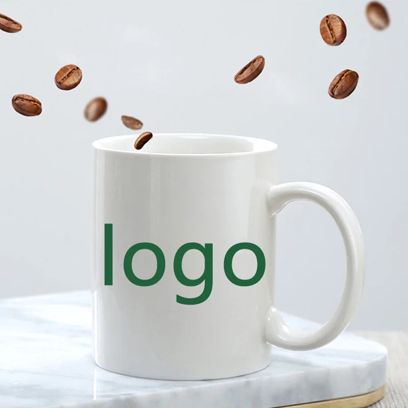 USA warehouse ship free shipping Factory wholesale price 11oz 15oz white ceramic 3d mug ceramic coffee cup customized coffee mug