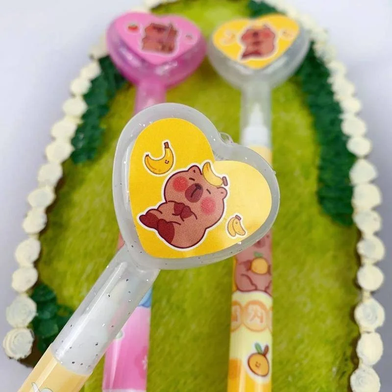 Cartoon Capybara Luminous Light Invisible Pen Magic UV Light Pen Secret Learning Magic Pen for Kids Party Favors Ideas