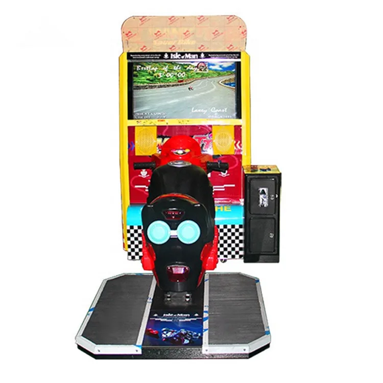 Роскошный с монетоприемным управлением 42 LCD MANX TT симулятор вождения гоночный автомобиль Аркадный Игровой Автомат для взрослых