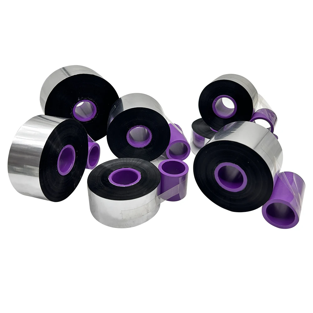 Thermal Transfer Ribbon Jumbo Roll TTO 33*600 Wax/resin Thermal Transfer Ribbon Transfer Printing Ribbon