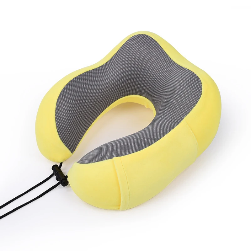 New type portable ventilation travel elastic car office u shape neck travel memory foam pillow