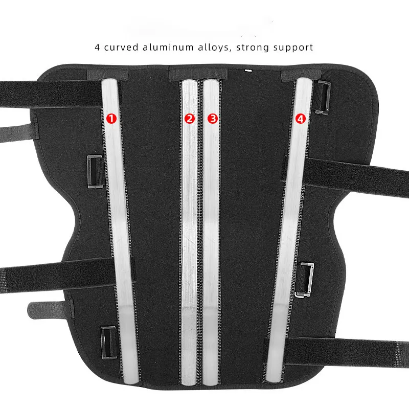 Breathable Sweat-absorbent Steel Plates Support Stable Training Gear Lower Limbs Thighs Calves Strapped Fixed Splints Fixer