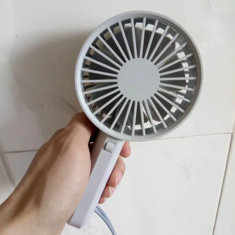 New Handheld Fan USB Charging Mini Portable home appliances Mute Small Electric Fan Lash Fans