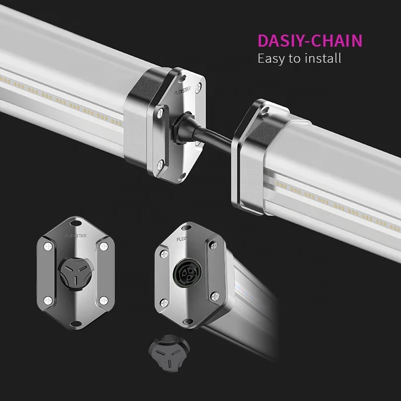 Flexstar 6500K 100W Interlighting LED Grow Light replacing T5 Led Grow Light/Fluorescent T5 Led Lamp Fixture