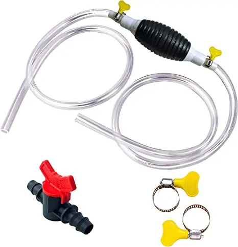 Manual Siphon Pump for Car Gasoline Oil Liquid Fuel Petrol Water Fish Tank Transfer Portable Hand Pump