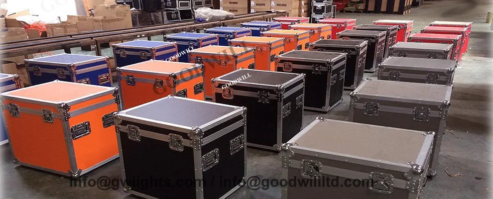 Customized aluminum flight case double-deck without/with door