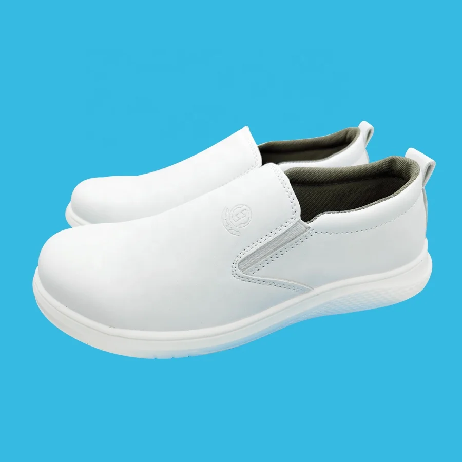 Anti-static Work Safety Shoes For Men Women Anti-smash Work Shoes White Medical Lightweight Protective Shoes Loafers botas