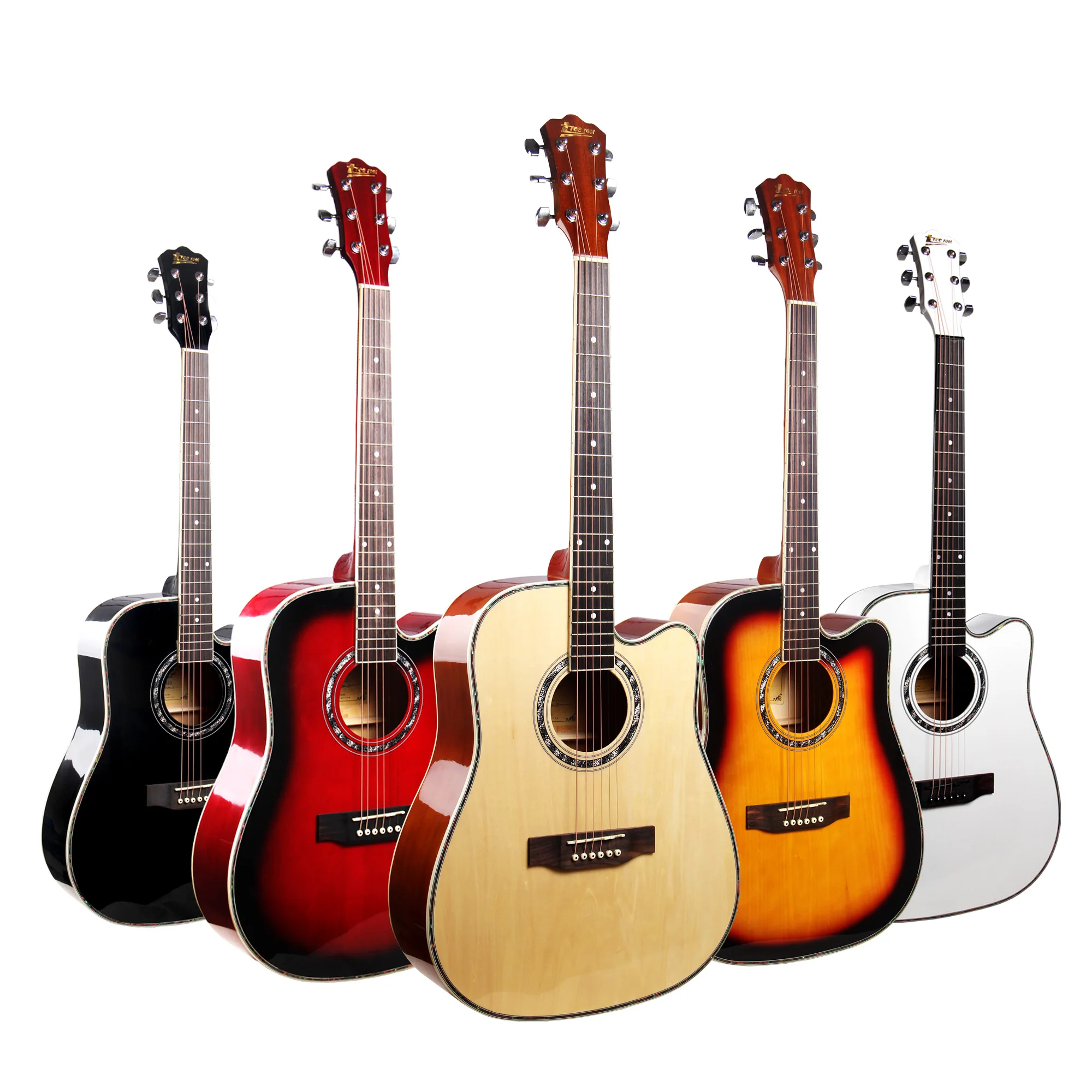 Factory Best Music Practice 6 Steel String Guitare Instrument 40 41 Inch Electric Acoustic Guitar With Cheap Price For Beginner