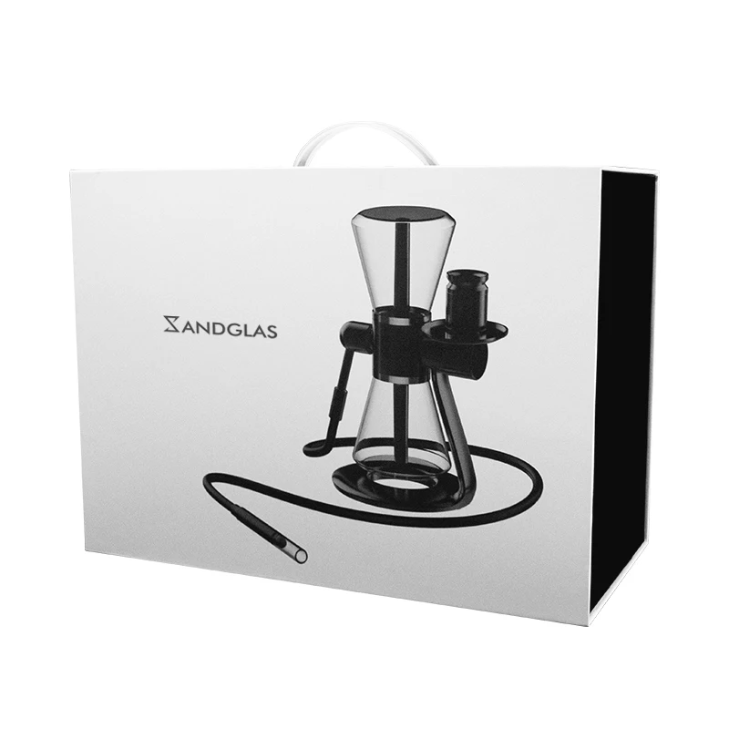 Hot Sale Red Black Gray Purple Blue Six Color Gravity Hookah Single Hose Shesha 360 Degree Rotating Gravity Hookah Set