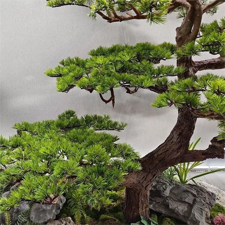 wholesale customized height special shape large artificial garden pine tree, indoor pine tree artificial for sale