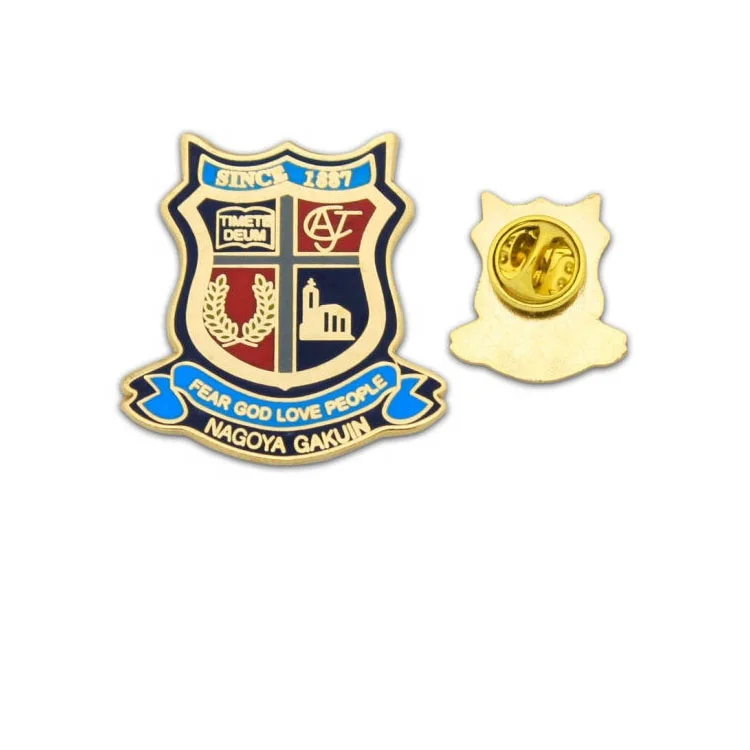 Professional custom logo, metal badge, hard enamel lapel pin, clothing brooch, hat pin wholesale