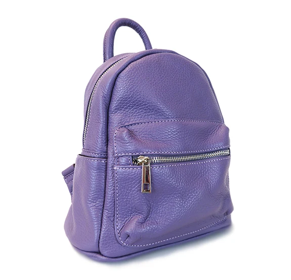 Top Sale Italy Brand Unique Design Sporty Style Genuine Leather Backpack For All Season For Export