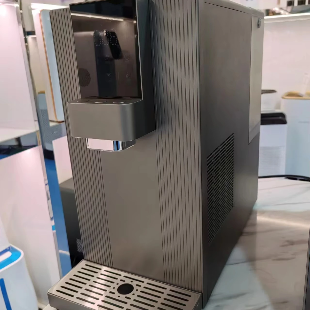 All in one Sparkling Soda Water Purifier Dispenser Automatic Water Maker Machine CO2 Hot Cold Water